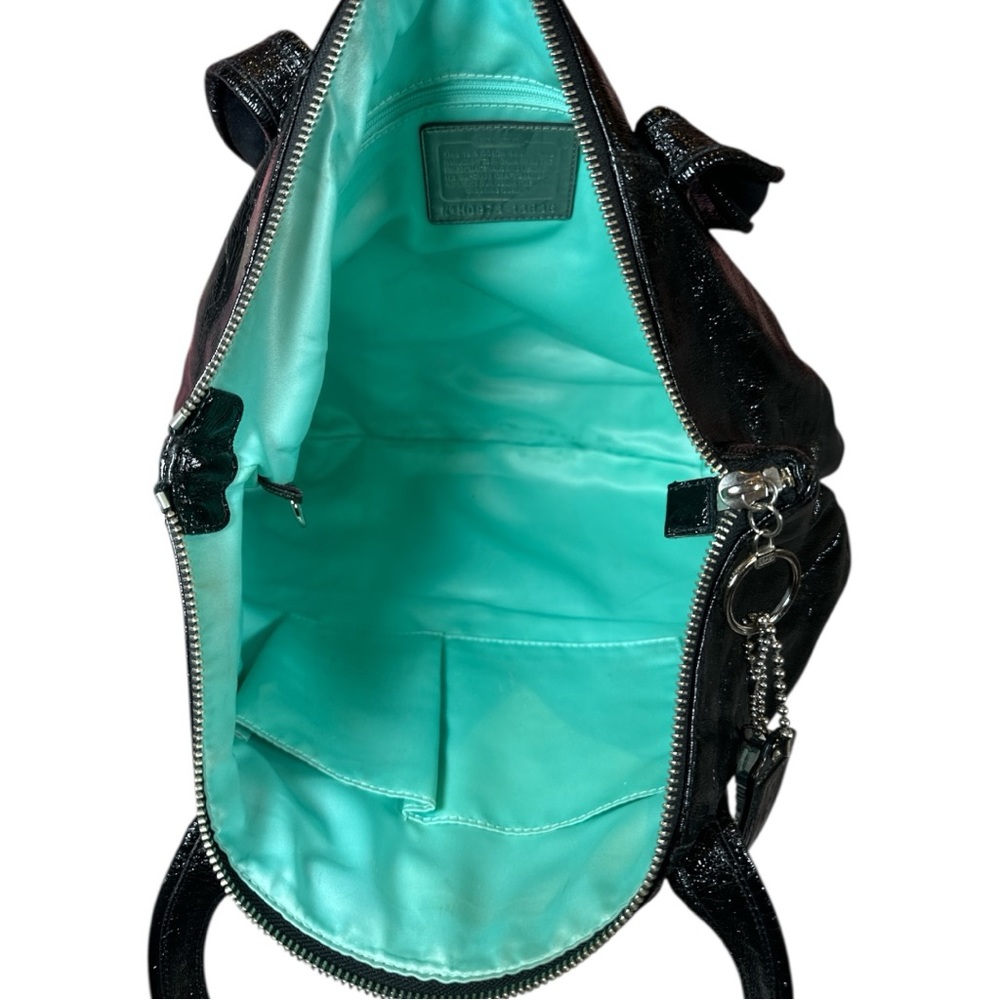 COACH Poppy Signature Glam Tote - Picture 9 of 15